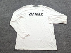Camicia Cavalieri Nera Esercito Uomo Grande Bianca West Point Militare Lacrosse Nike - Foto 1 di 7