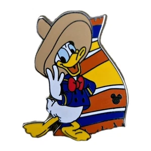 2005 Disney Pin Hidden Mickey Three Caballeros Donald Duck Cast Lanyard Series - Picture 1 of 6