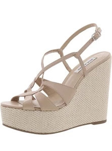 Steve Madden Tecy hellbraune Damen-Plateausandalen Größe 11 Medium - Bild 1 von 3
