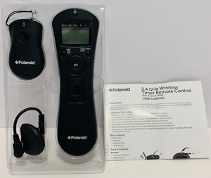 Polaroid 2.4GHZ Wireless Timer Remote Control For Canon Cameras NEW - Picture 1 of 5