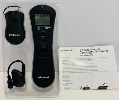 Polaroid 2.4GHZ Wireless Timer Remote Control For Canon Cameras NEW - Image 1 of 4