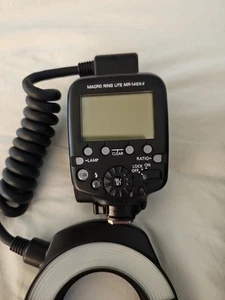 Canon MR 14EX II Ring Light Macro Flash Macrolite Adapter 67 Case - Picture 1 of 8