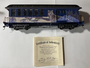 Bradford Hawthorne Village ON30 Train Proud And Free Combine Car Silver Moon - Bild 1 von 6