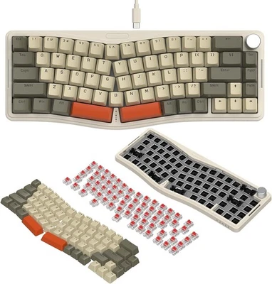 Layout Wired ATTACK SHARK x AJAZZ AKS068 Alice Mechanical Keyboard Gaming 60% - Image 1 of 4