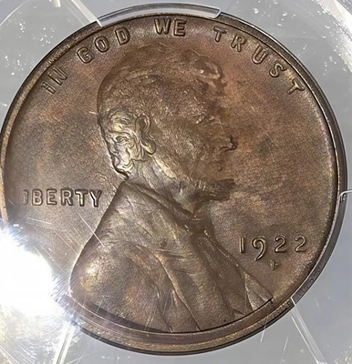 1922-D Lincoln Wheat Cent PCGS XF-40 semi key date - Image 1 of 4