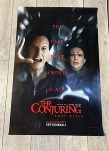 The Conjuring Last Rites Authentic DS Movie Theatre Final Poster 27” x 40” - Picture 1 of 3