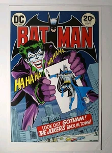NEAL ADAMS signed handsigniert Batman Joker Comic Buch Druck 11x17 DC Comics COA - Bild 1 von 16