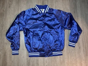 Augusta Sportswear Men’s Medium Satin Bomber Jacket Royal Blue - Picture 1 of 6