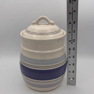 Pfaltzgraff Rio Medium Canister & Lid with Seal Ring 9" Tall EUC - Picture 1 of 5