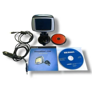 Garmin StreetPilot c330 GPS Navigator Bundle w/ Mount, Cables, CD & Manual - Picture 1 of 11