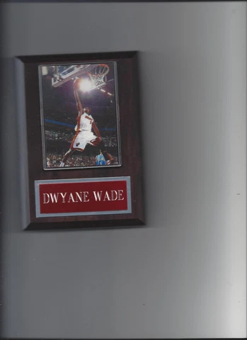 DWYANE WADE PLAQUE MIAMI HEAT BASKETBALL NBA Cover