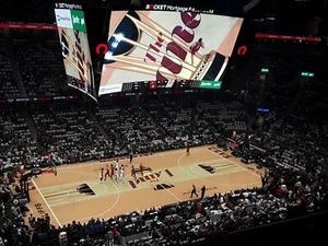 2 4 Cleveland Cavs Cavaliers Indiana Pacers Ticket Baseline 212 Row 4 Aisle 1/12 - Picture 1 of 3