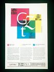 Crane's Lettra Promotional Letterpress Poster "Gzt" Designed By Michael Osborne
