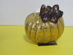 Yankee Candle Crackle Pumpkin con Hoja de Bronce Luz Olor Enchufe Base Difusor Nuevo con Etiquetas - Imagen 1 de 3