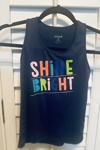 Racerback Shirt Shine Bright Reebok Girls 8 /10 New - Picture 1 of 4
