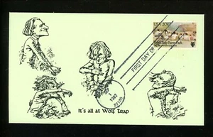US FDC #2018 George Alexander 1982 Vienna VA Wolf Trap Farm Park Music Arts  - Picture 1 of 2