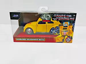 Jada Hasbro Transformers 40th Anniversary BUMBLEBEE Volkswagen Beetle 1/32 - Picture 1 of 3