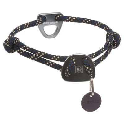 Ruffwear Knot-a-Collar Hundehalsband Obsidian Black Reflektor Seil
