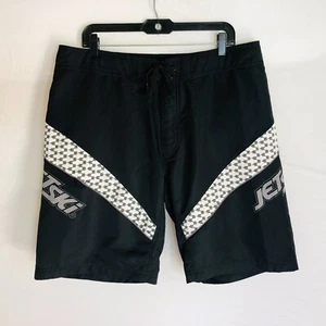 Kawasaki Herren Jetski Boardshorts schwarz gefüttert Größe 36 - Bild 1 von 5