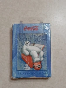 Coca Cola Playing Cards Christmas Polar Bear 1998 - Picture 1 of 4