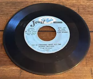 Bronner Brothers Gospel 45 RPM Single God Is Concerned About His Own - Picture 1 of 6