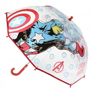 Avengers Captain America Large See Thru Umbrella 26" (67cm) - Picture 1 of 1
