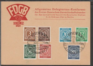 ✔️ GERMANIA SECONDA GUERRA MONDIALE ZONA DI OCCUPAZIONE ALLEATA RARA CARTOLINA - Foto 1 di 1