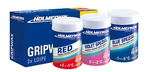 Holmenkol 3* Loipe Grip Wachs 3*45g - Bild 1 von 1