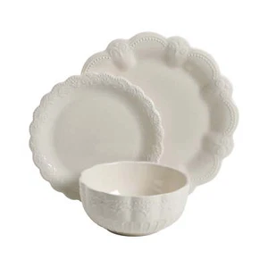 24-Piece Linen Dinnerware Set - Picture 1 of 1