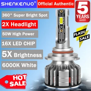 2X 9005 LED Faros Bombillas Luz Para Ford Explorer 2011-2015 Luz Alta Baja A8D - Imagen 1 de 14