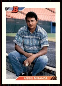 1992 Bowman Angel Miranda Milwaukee Brewers #63 - Picture 1 of 2