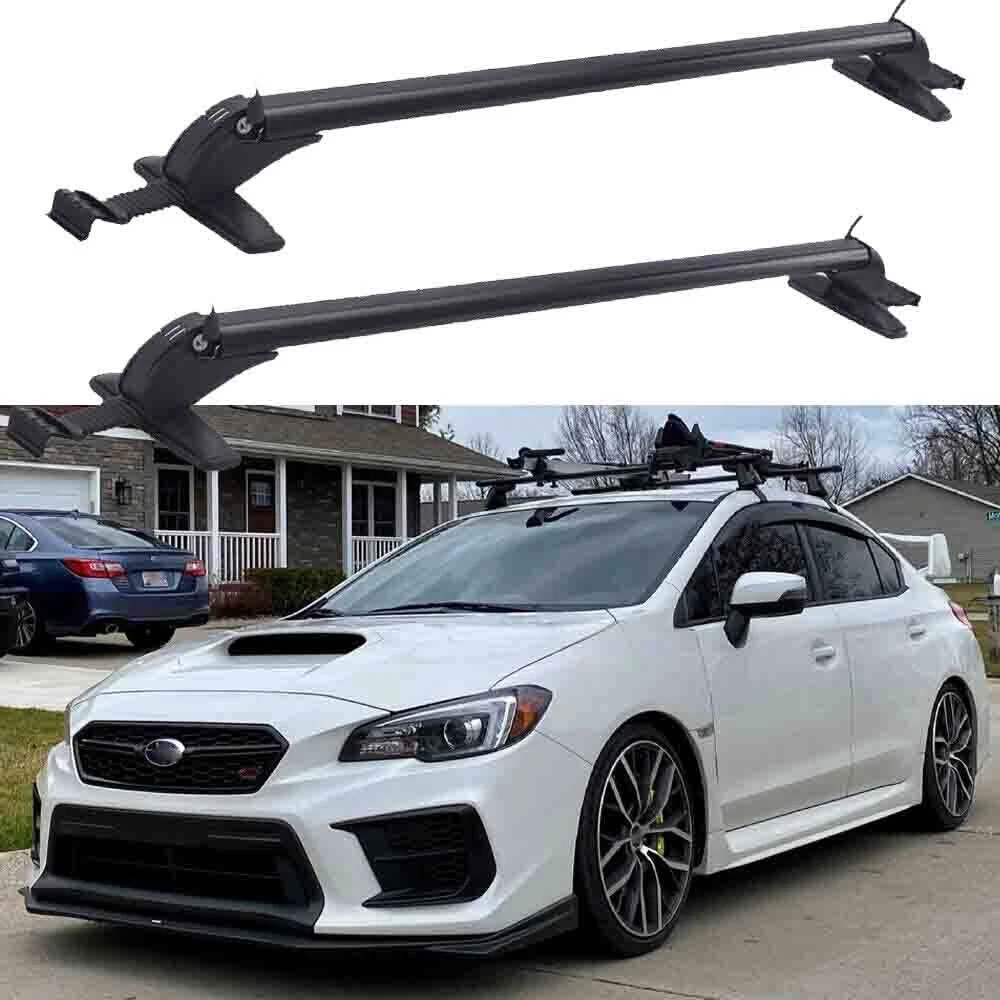 Genuine Subaru Roof Rack Crossbars - Aero Crossbar Set For 2017-2023 Impreza Hatchback
