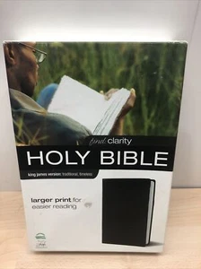 Holy Bible King James Version Lg Print Traditional Essential Series Red Letters - Picture 1 of 12