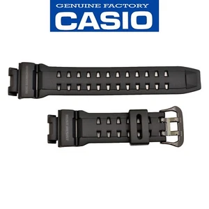 Genuine CASIO G-SHOCK Gulfman Watch Band Strap G-9100BP-1 Black Rubber - Picture 1 of 6