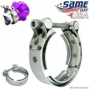 UPGRADED Stainless Steel V-Band Clamp for TiAL BV50, Q, QR Series 50mm BOV - Picture 1 of 4