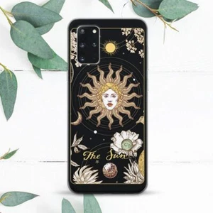 Tarot Card The Sun Aesthetic Dark Case For Samsung Note 10 20 S21 S22 S23 S24 FE - Picture 1 of 1