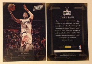 2016 Panini Black Friday *Black Version* CHRIS PAUL Clippers #5 CP3 - Picture 1 of 1