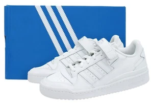 Adidas Men's Forum Low Sneakers FY7755 Low Top Retro Style Leather Everyday Shoe - Picture 1 of 10