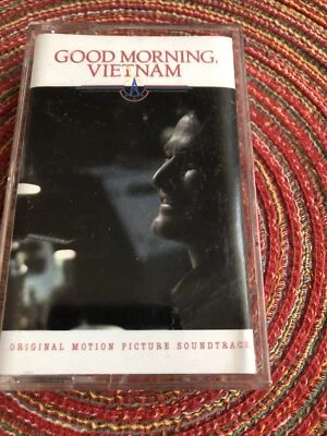 GOOD MORNING VIETNAM Soundtrack Cassette Tape 1987 ROBIN WILLIAMS - Play Tested - Image 1 of 4