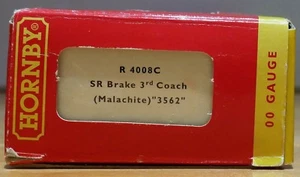 Freno OO calibre Hornby R4008C SR 3er entrenador malaquita #3562 nuevo en caja - Imagen 1 de 3
