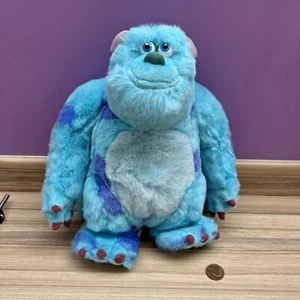 Disney Pixar Monsters Inc Sulley Sully soft toy plush Makes Sound When Cuddled - Picture 1 of 9