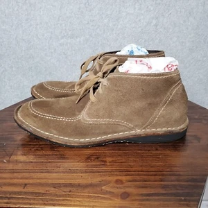 John Varvatos Chukka Boots Men's Brown Suede Size 9 M - Picture 1 of 10