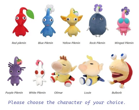 Pikmin Plush Doll Toy Nintendo Tokyo All Characters Pikmin Olimer Louie Bulborb Cover