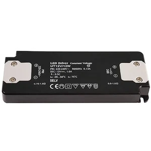 Alimentatore trasformatore SLIM 12W 1000mA 12V DC lampade faretti LED 220V IP20 - Foto 1 di 3