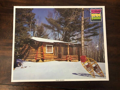 Langlade,Wisconsin 1000 PCs. Puzzle.Whitman 4777-23. Cabin/Snow. Sealed Unopened - Image 1 of 4