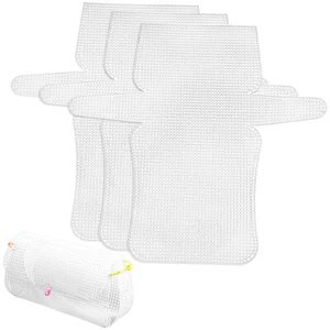 4pcs Embroidery Mesh Sheets Cross Stitch Canvas Mesh Sheets Plastic Mesh Sheet - Picture 1 of 11