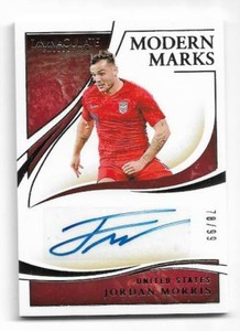 2020 Panini Immaculate Autograph Auto Card :Jordan Morris #78/99