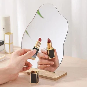 Makeup Mirror for Desk with Stand,Acrylic Desk Decor Mirror,Cute Room Decor Aest - Picture 1 of 8