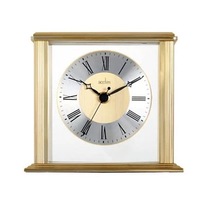 Acctim Relojes Acabado de Latón Cuarzo Batería Manto Reloj de Abrigo - Hamilton 36248 - Imagen 1 de 1