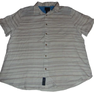 ~NWT Men's LUCKY BRAND Linen Short Sleeve BF Shirt! Size Large Nice $70!!~ - Picture 1 of 3
